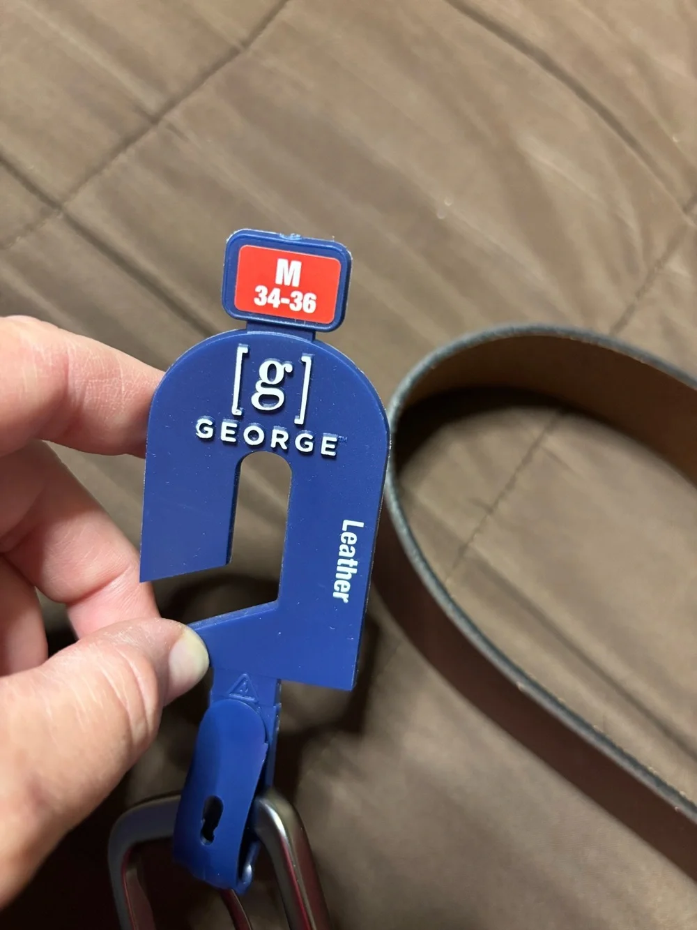 George leather belt (men’s) (NWT)